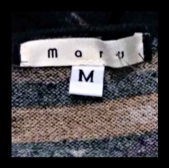 Moru Open Front Cardigan Tribal Aztec Green Med - Picture 3 of 4